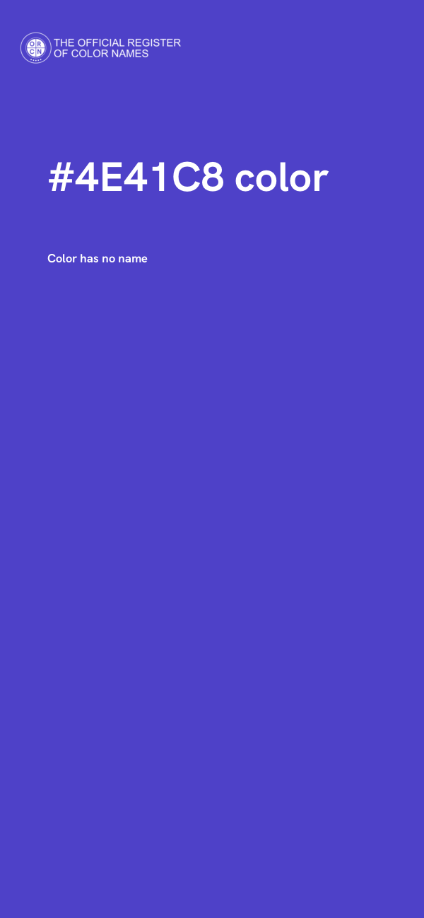 #4E41C8 color image