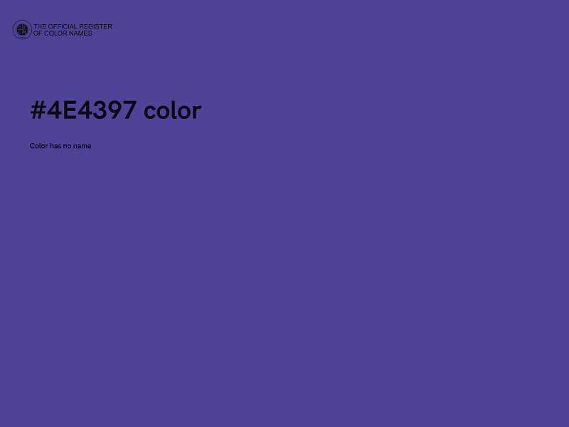 #4E4397 color image