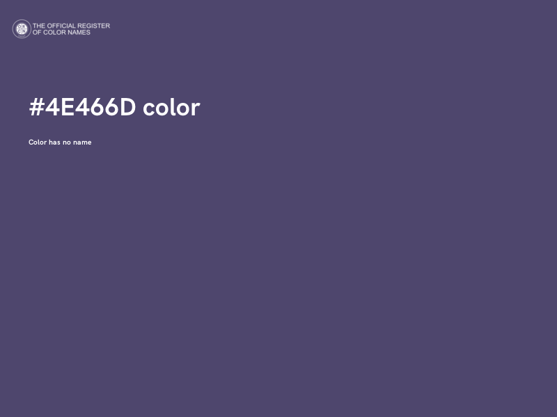 #4E466D color image