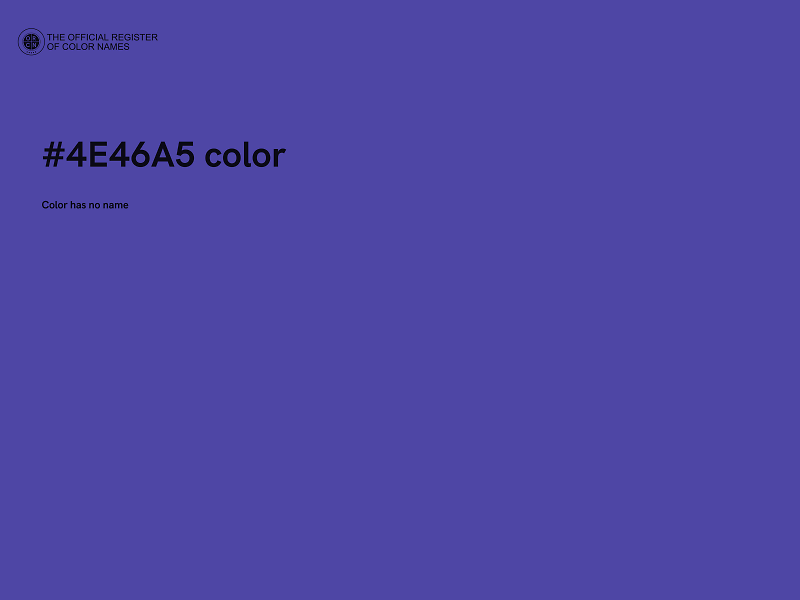 #4E46A5 color image