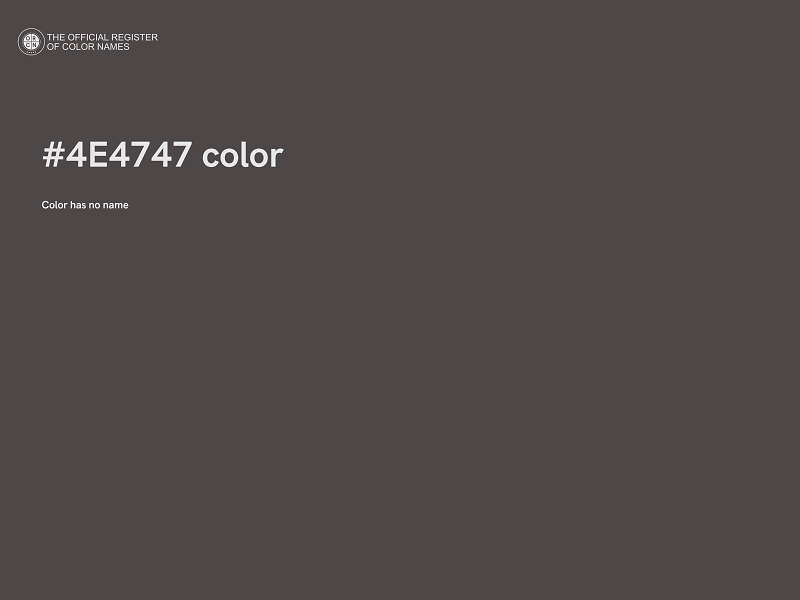 #4E4747 color image