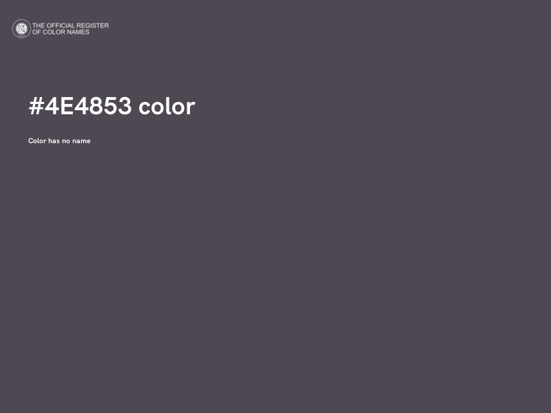 #4E4853 color image