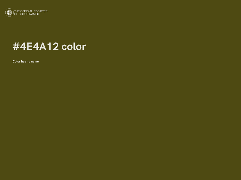 #4E4A12 color image