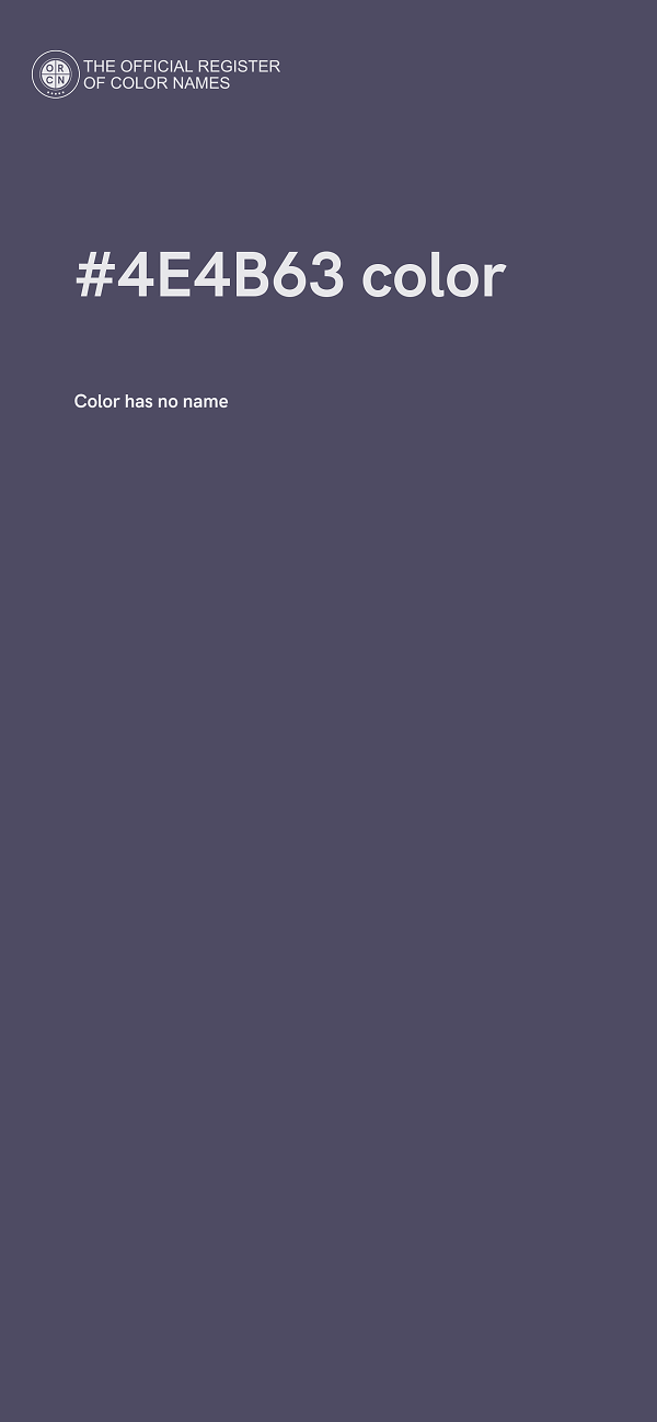 #4E4B63 color image