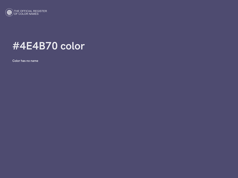 #4E4B70 color image