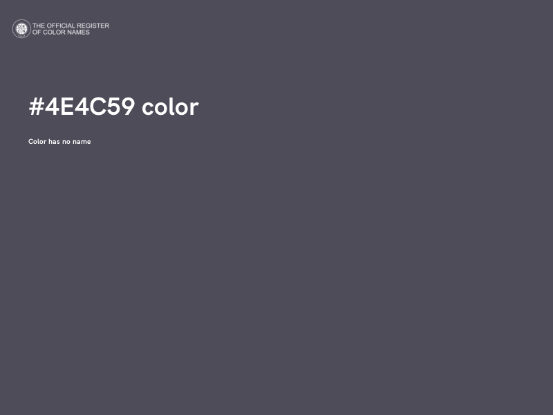 #4E4C59 color image