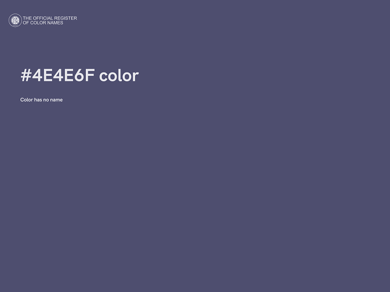 #4E4E6F color image