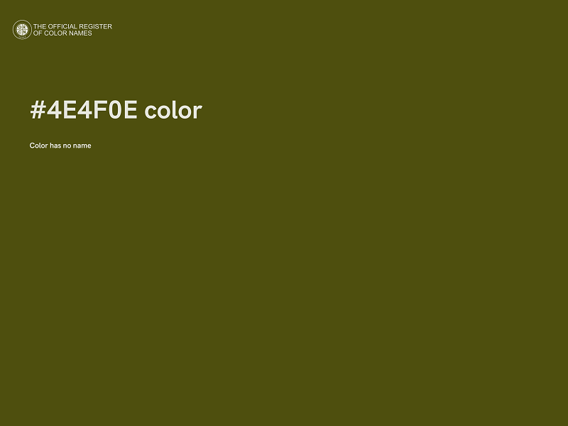 #4E4F0E color image