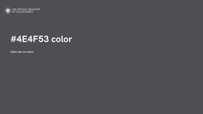 #4E4F53 color image