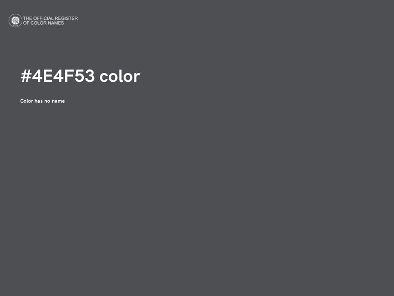 #4E4F53 color image