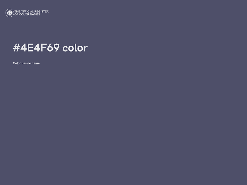 #4E4F69 color image