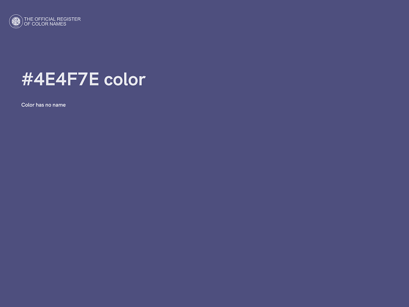 #4E4F7E color image