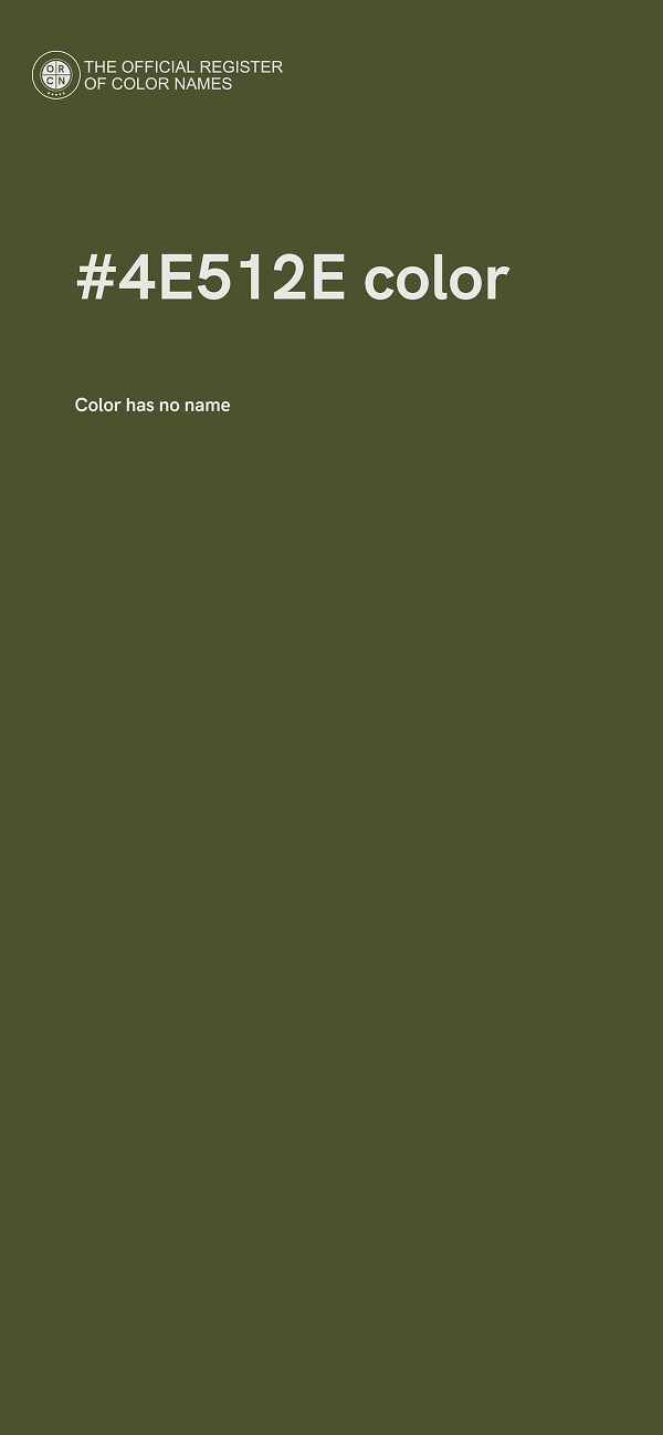 #4E512E color image