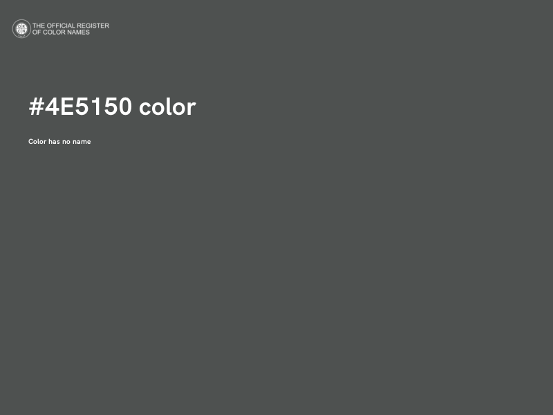 #4E5150 color image