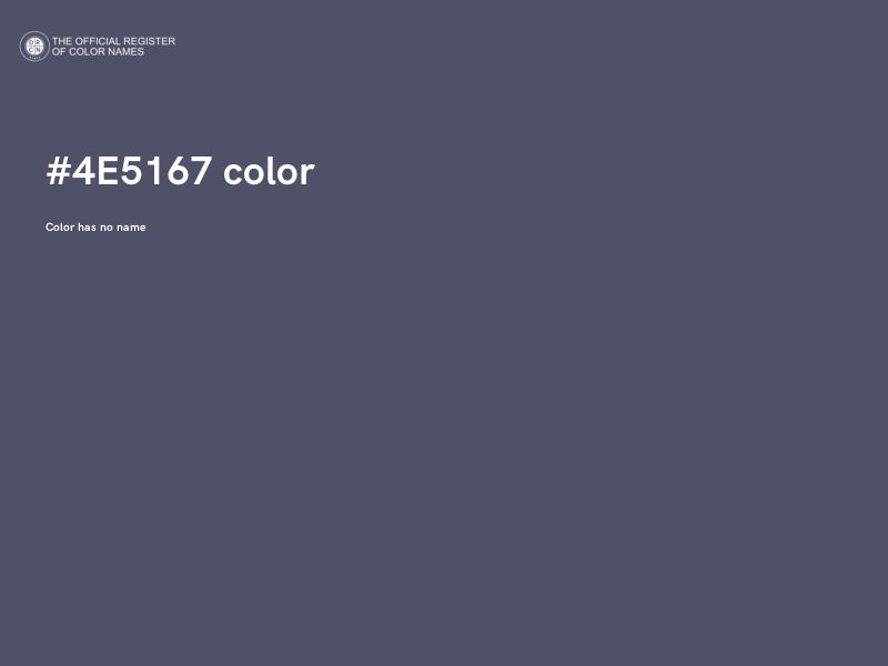 #4E5167 color image