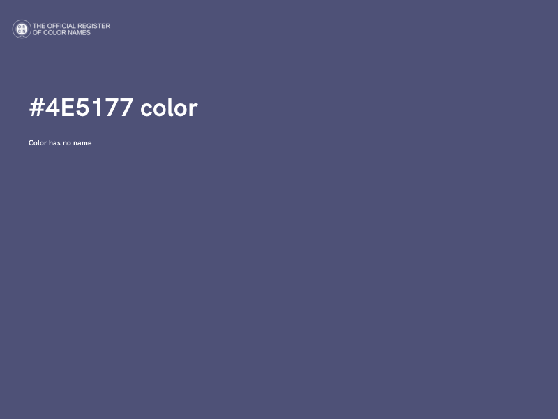 #4E5177 color image