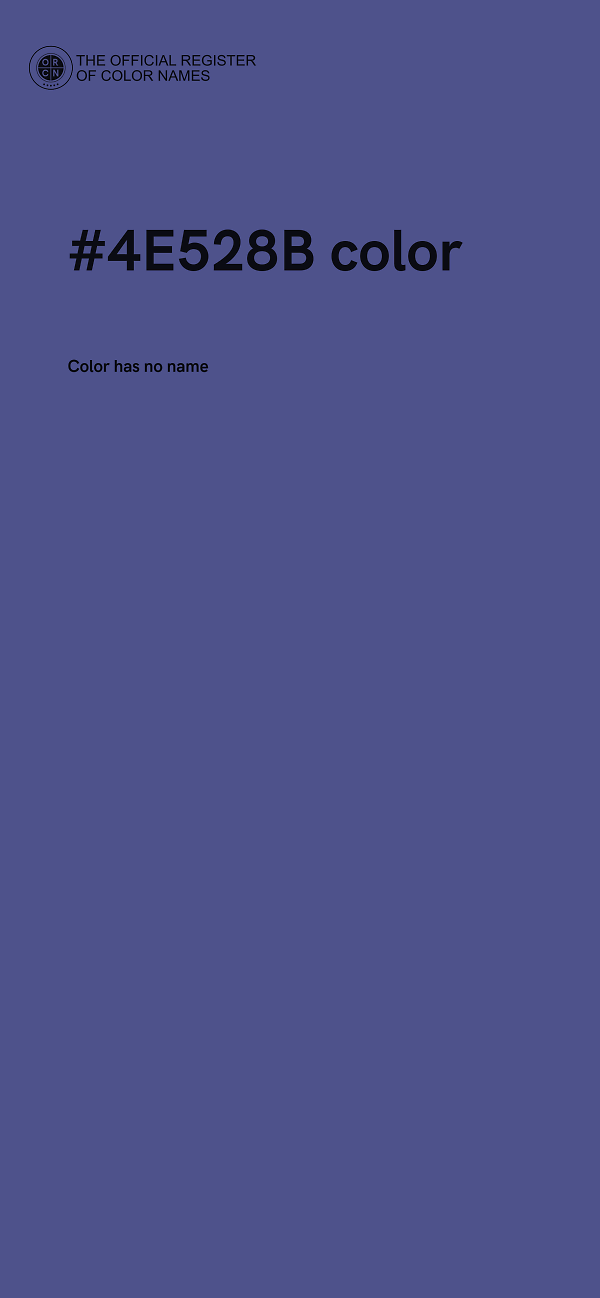 #4E528B color image
