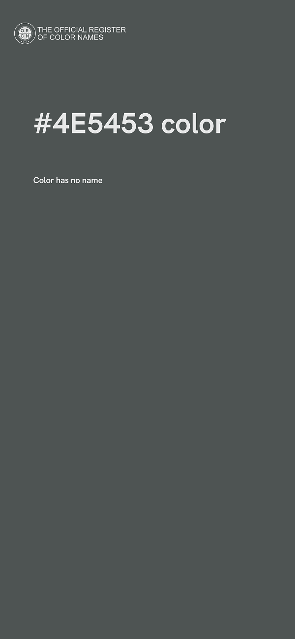 #4E5453 color image
