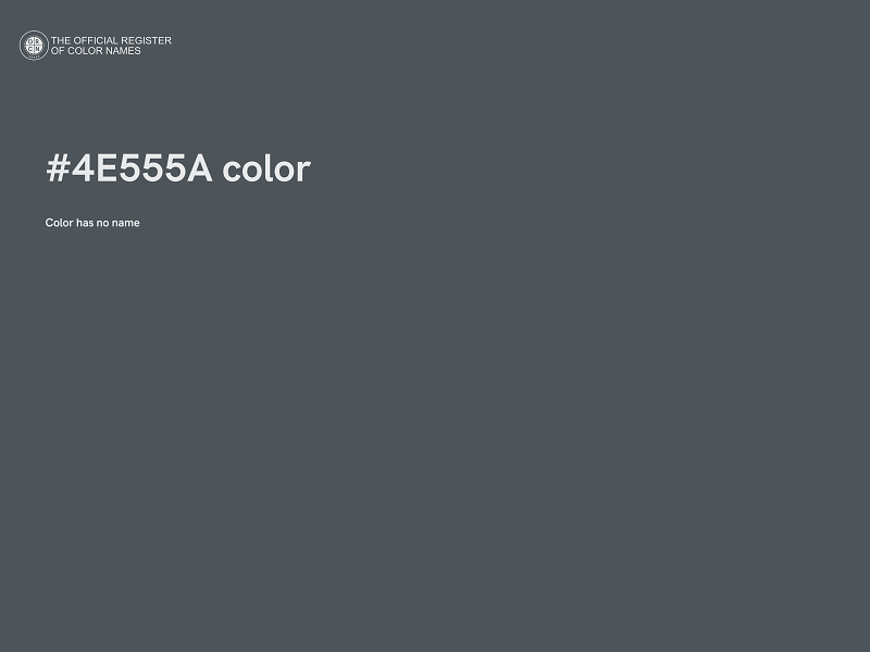 #4E555A color image