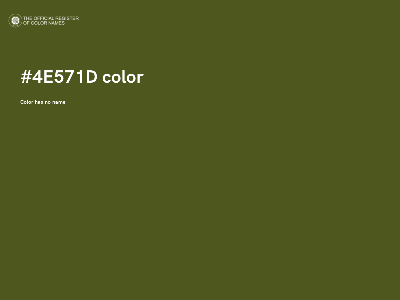 #4E571D color image