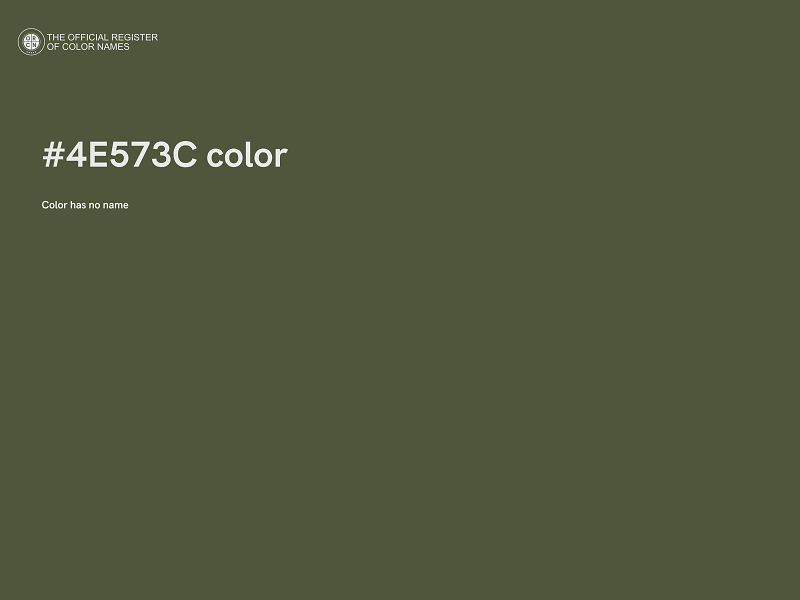 #4E573C color image