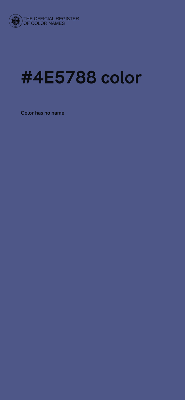#4E5788 color image