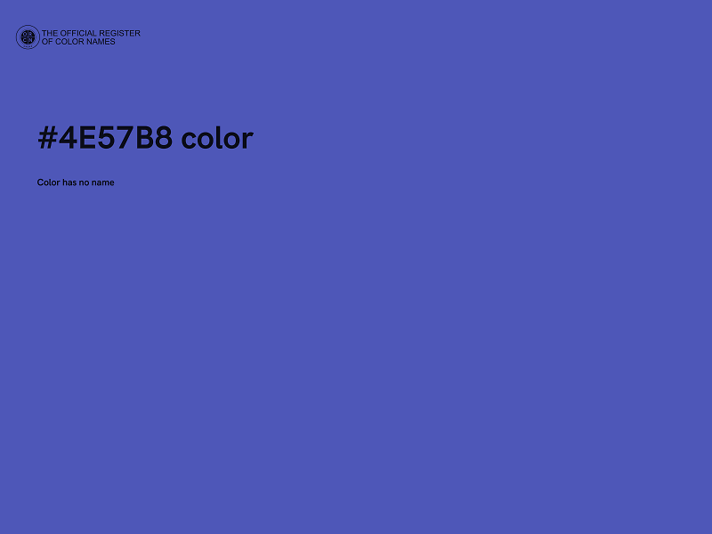 #4E57B8 color image