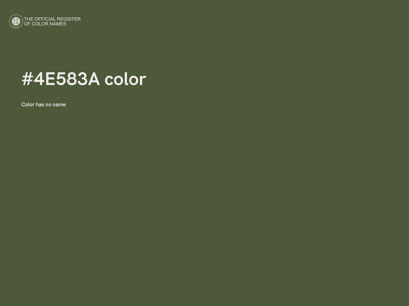 #4E583A color image