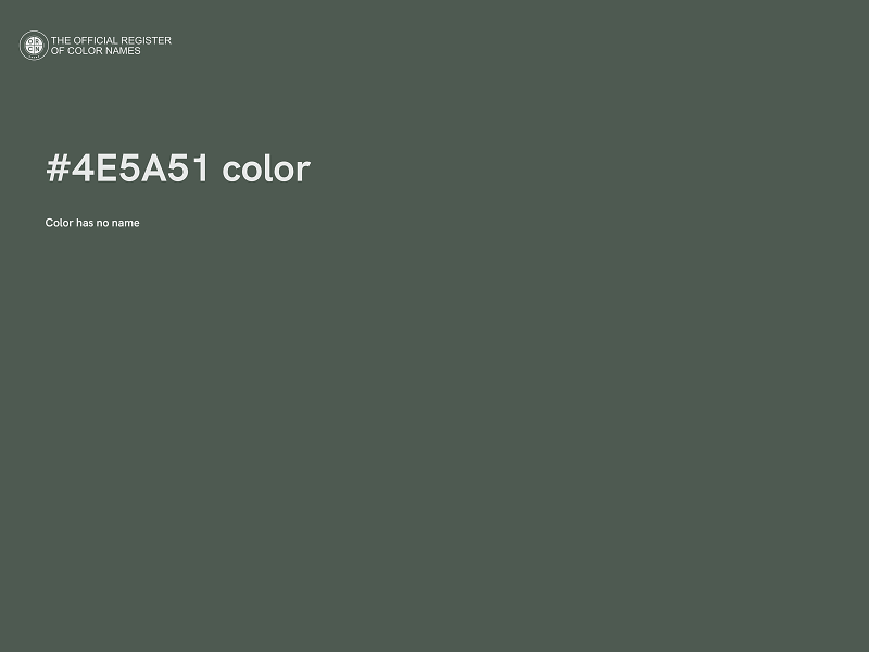 #4E5A51 color image