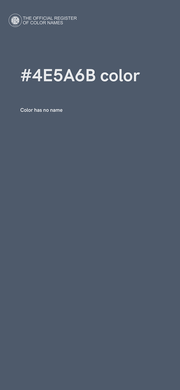 #4E5A6B color image