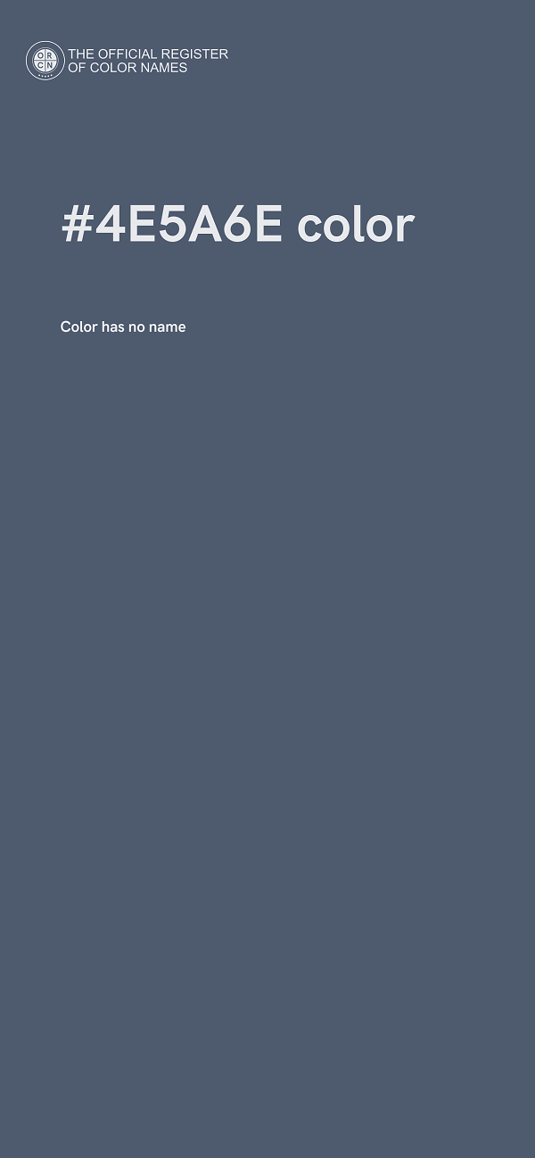 #4E5A6E color image