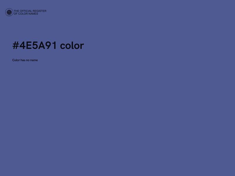 #4E5A91 color image