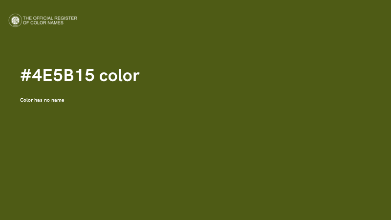 #4E5B15 color image