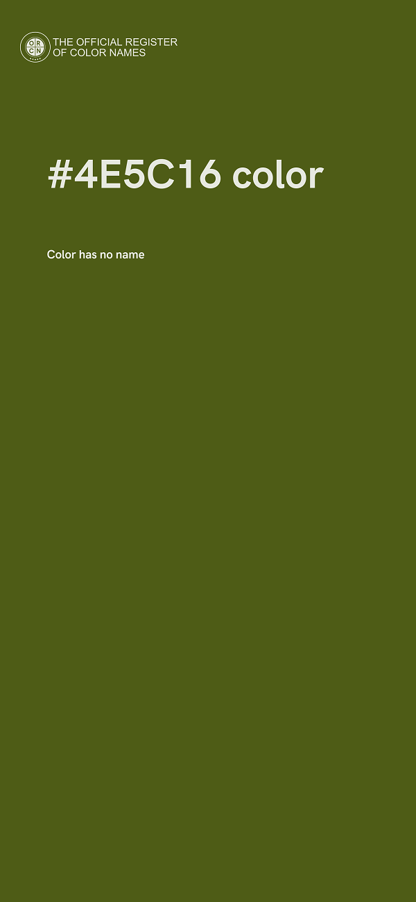 #4E5C16 color image