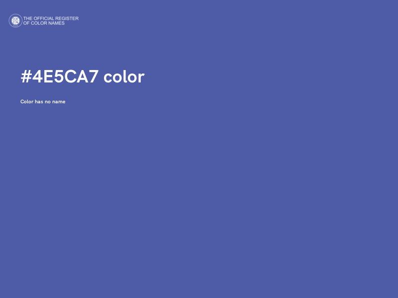 #4E5CA7 color image