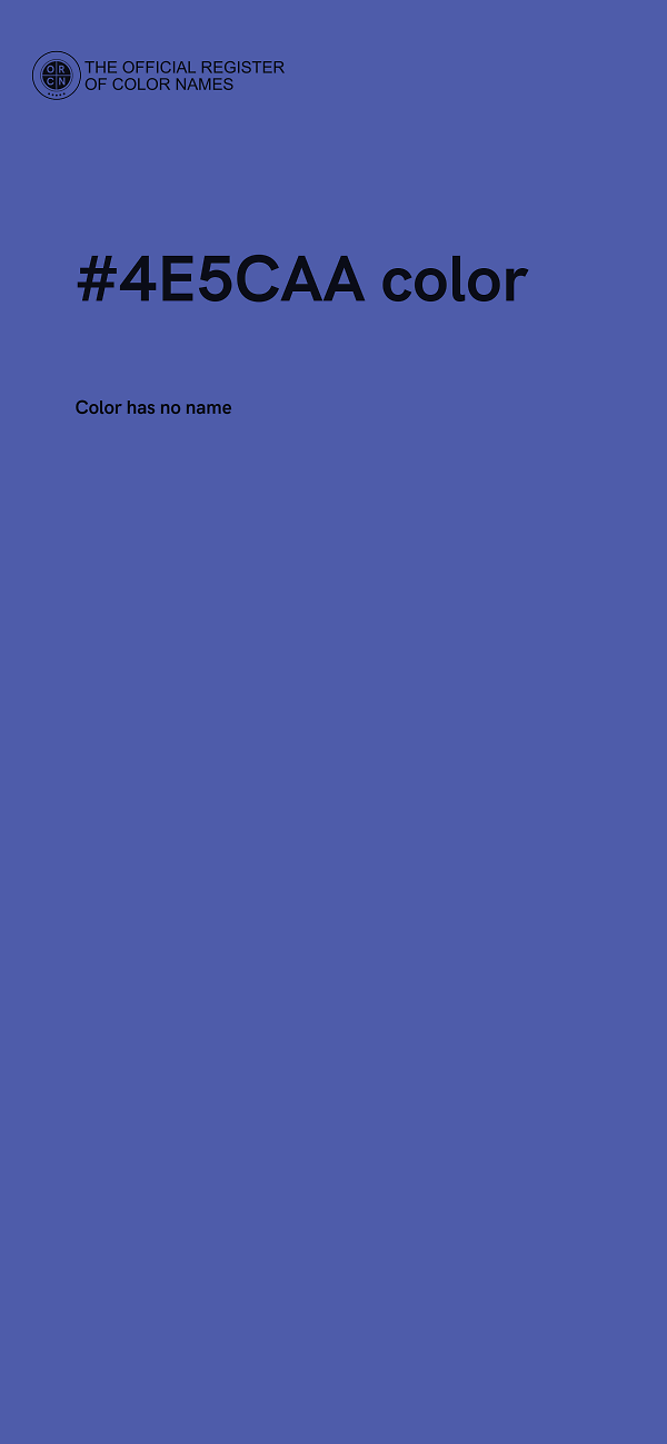 #4E5CAA color image