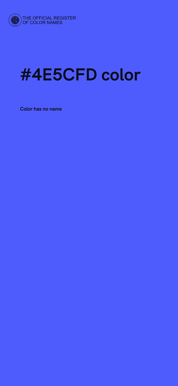 #4E5CFD color image