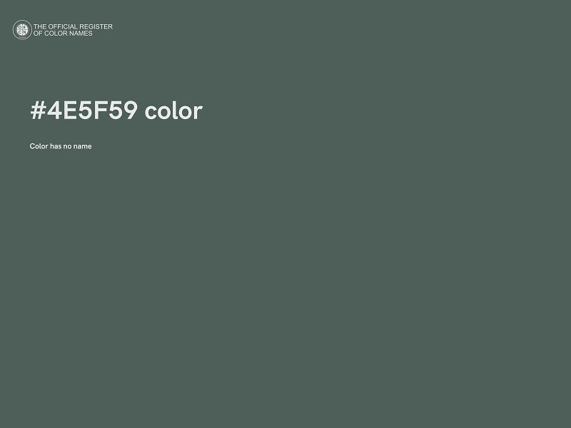 #4E5F59 color image