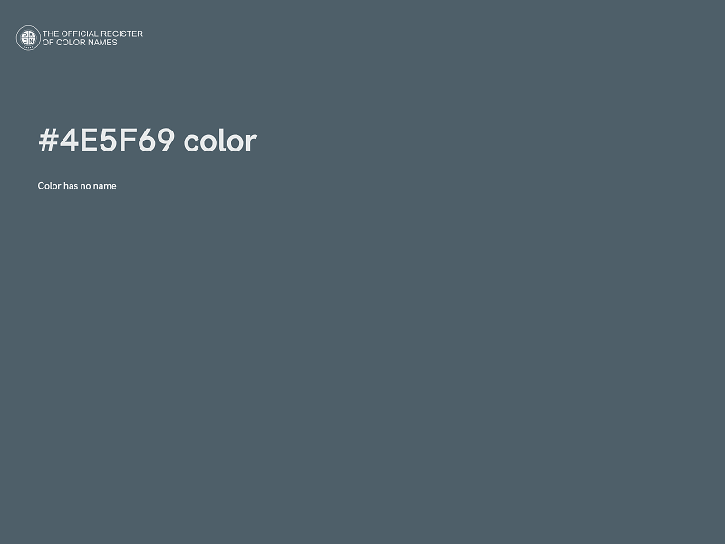 #4E5F69 color image