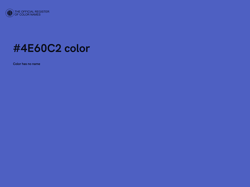#4E60C2 color image
