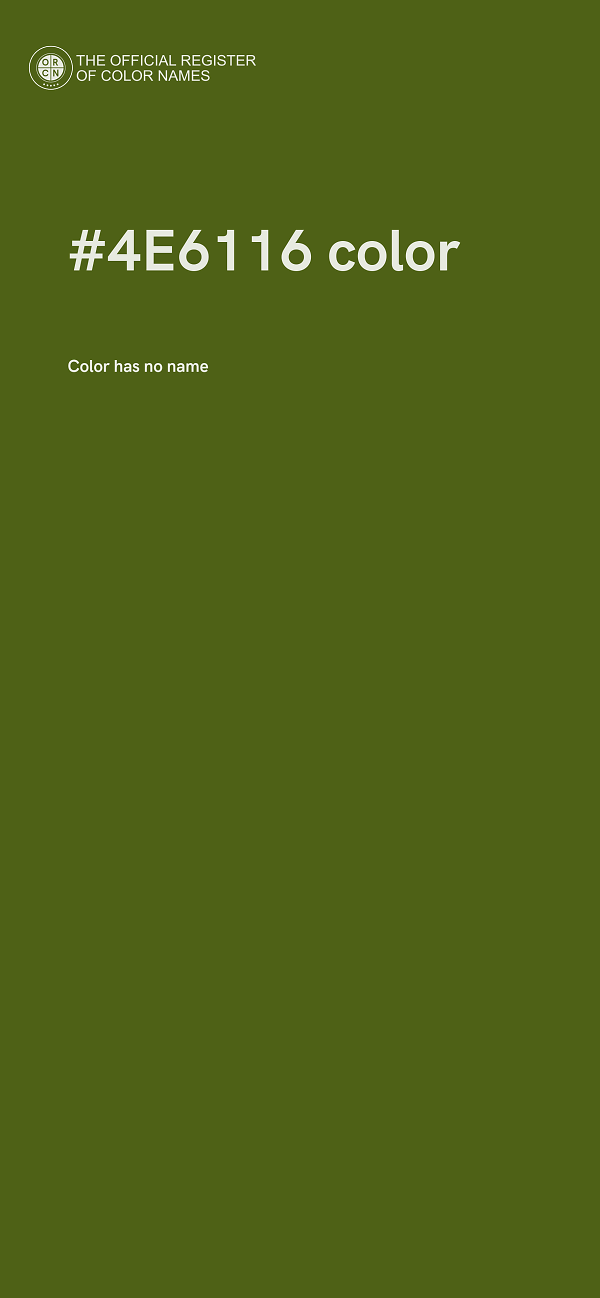#4E6116 color image
