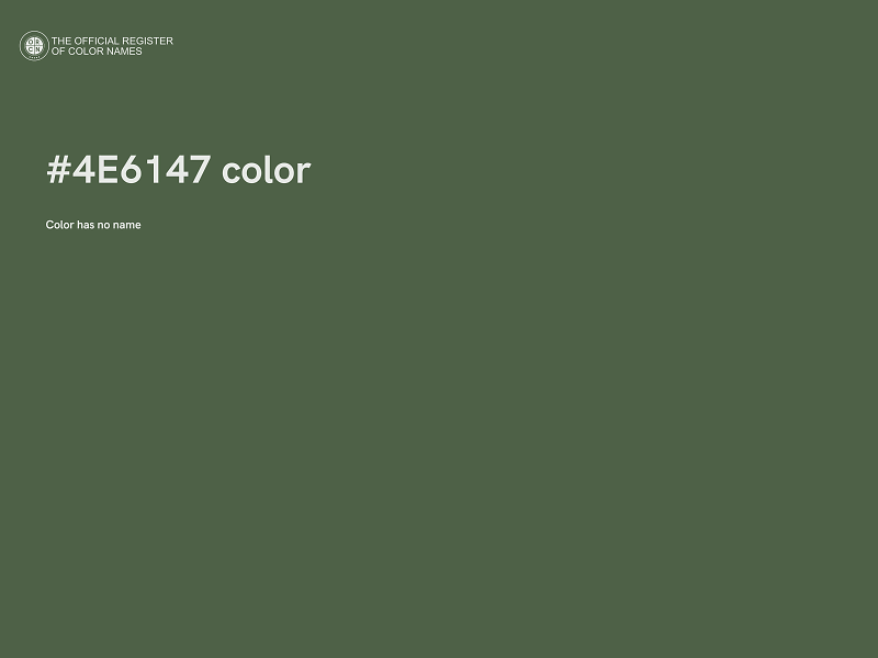 #4E6147 color image