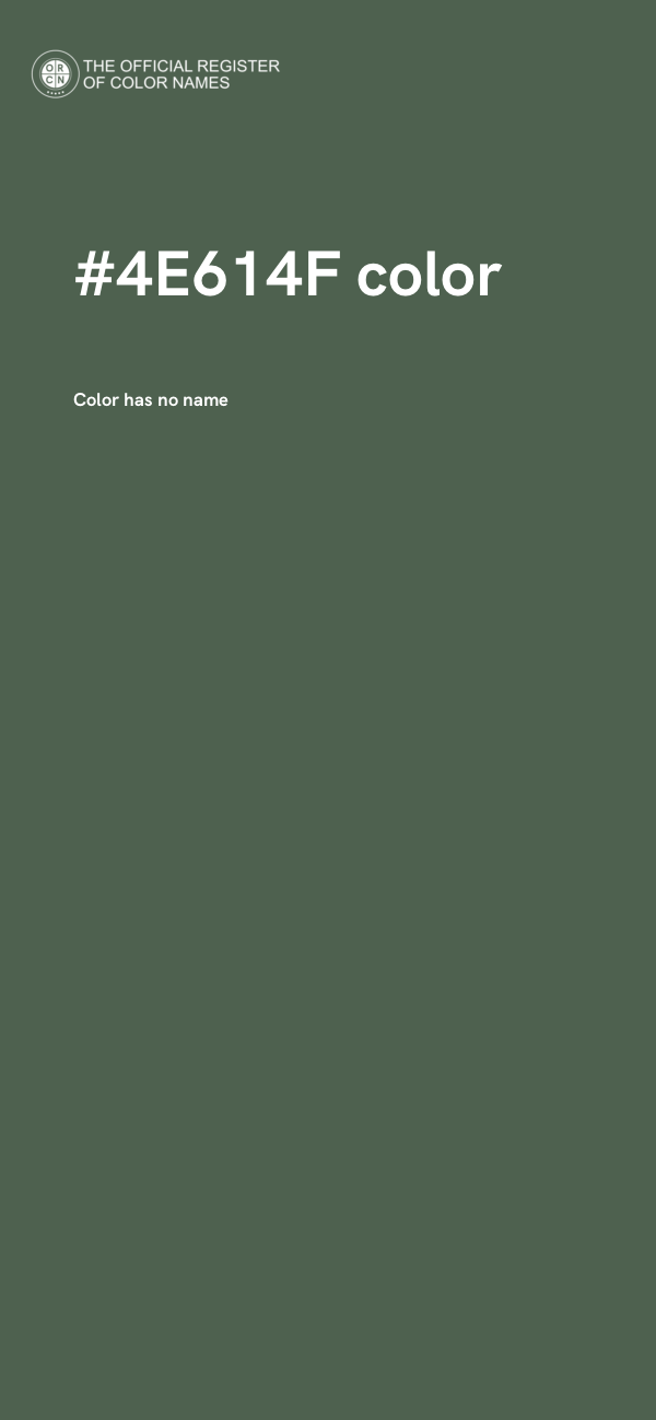 #4E614F color image
