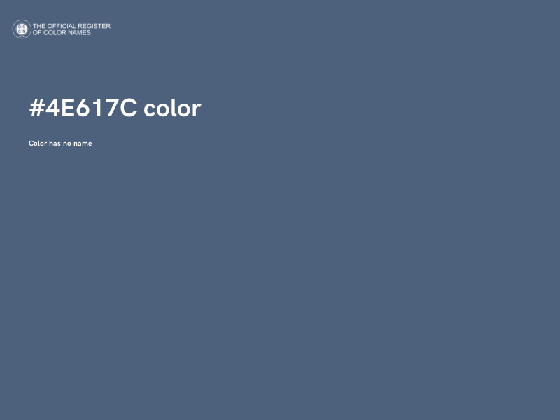 #4E617C color image