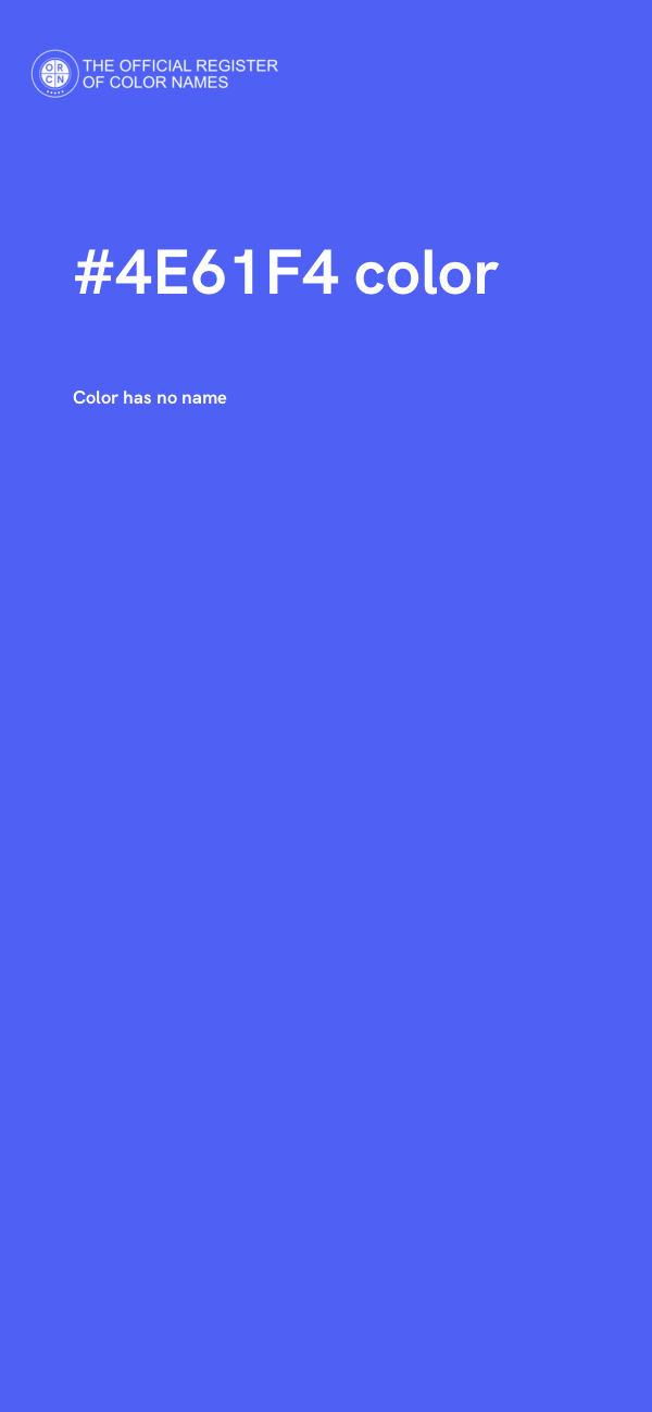 #4E61F4 color image