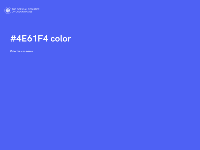 #4E61F4 color image