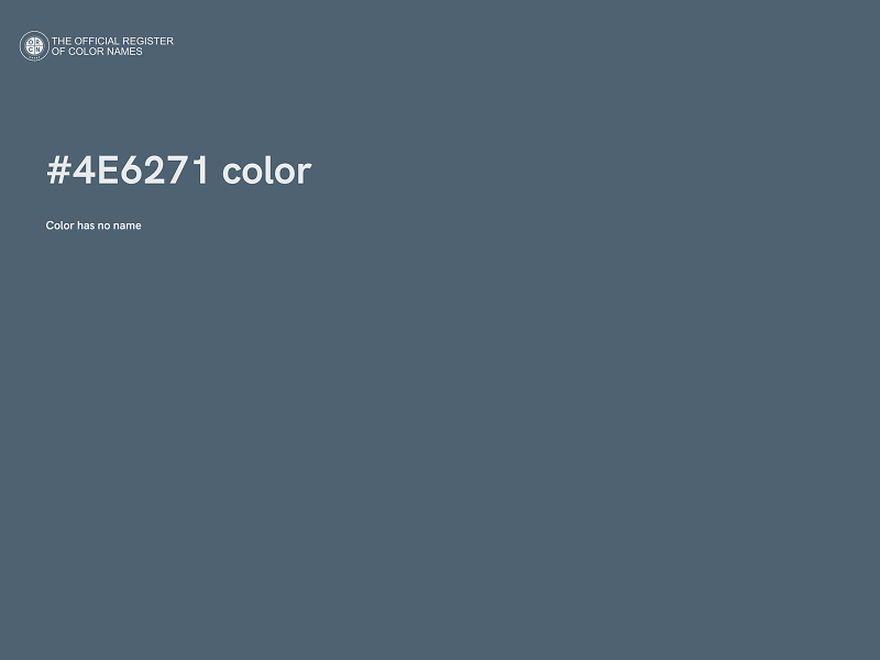 #4E6271 color image