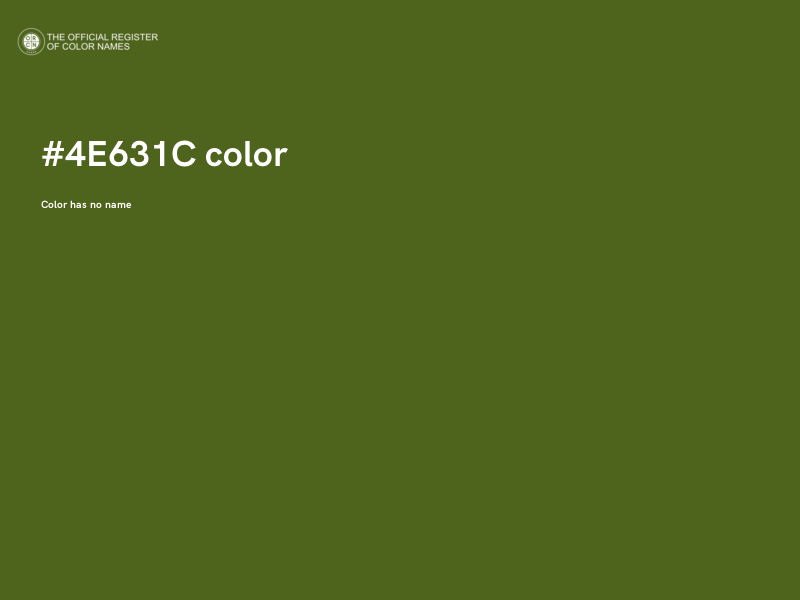#4E631C color image