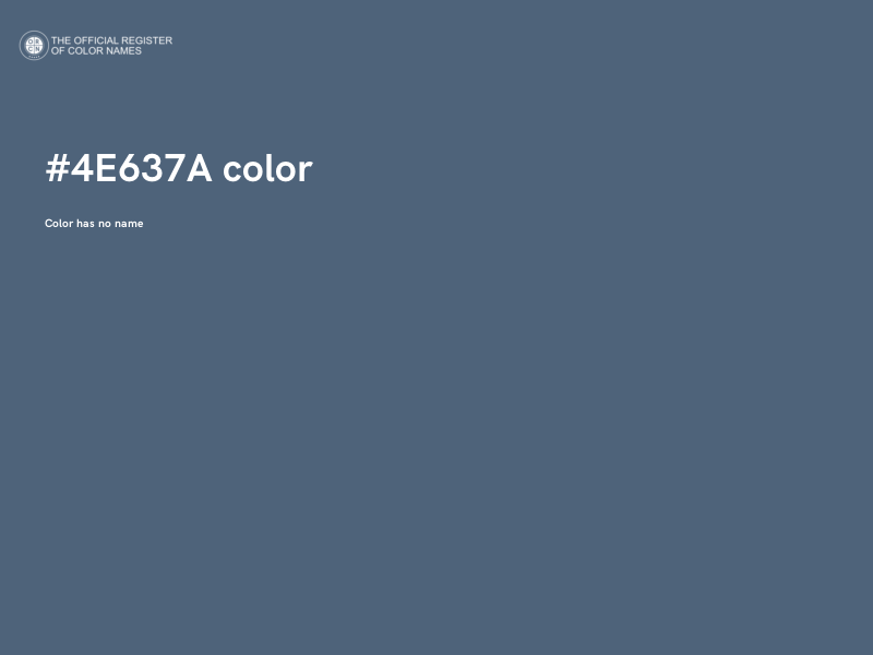 #4E637A color image