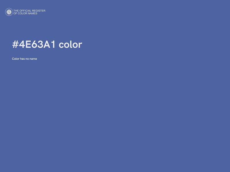 #4E63A1 color image